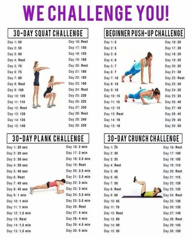 30 day plank challenge results before and after